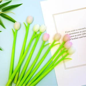 Bolígrafo de Gel de Goma Suave con Cambio de Color de Tulipán Creativo y Fresco - Product Image 1