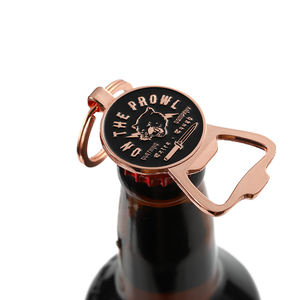 Décapsuleur de bouteille rond classique en alliage de zinc personnalisé par sublimation, porte-clés, cadeau promotionnel, décapsuleur de bière personnalisé - Product Image 4