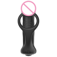 Prix d'usine, couples, masturbation anale, 10 fréquences de vibration, plug anal, télécommande, appareil de massage de la prostate pour hommes