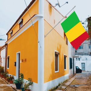 Drapeaux <span class=keywords><strong>du</strong></span> Mali en polyester 68D/100D de 3x5 pieds, personnalisables pour toutes les nations, livraison rapide par un fournisseur fiable - Product Image 3