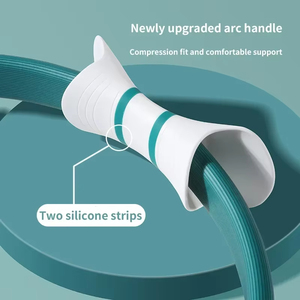 Nhà Máy Bán Buôn Sang Trọng Ma Thuật Căng Tập Thể Dục Trọng Vòng Tròn Tùy Chỉnh Yoga Pilates Vòng Vòng Tròn Ô Liu Màu Xanh Lá Cây Cho Đùi Tập Luyện - Product Image 3