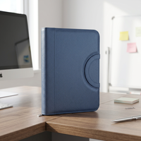 Carpeta de Presentación Liushun PU Tamaño A4, Portafolio - Solución Todo en Uno para Transportar Archivos, Tableta, Bloc de Notas y Accesorios
