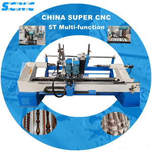 Supercnc chân bàn 4 trục khắc 3D vật liệu gỗ tự động chân bàn máy tiện gỗ CNC - Product Image 2