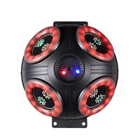 Lumières laser DJ LED 60W avec lasers RVB (50mW rouge, 50mW vert, 50mW bleu) Contrôle DMX512 activé par le son pour l'éclairage de scène et de fête