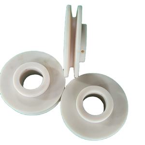 Ruota a Rulli in Nylon con Scanalatura a U/<span class=keywords><strong>V</strong></span> Personalizzata OEM di Fabbrica Marca Qianze, Diametro Foro 100mm, Lavorazione a Iniezione/CNC - Product Image 4