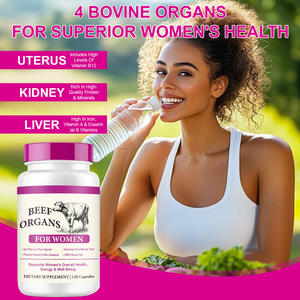 Complément alimentaire OEM à base d'organes de bœuf pour femmes : Foie, Reins, Cœur et Tissus utérins pour soutenir l'énergie et la santé globales des femmes - Product Image 5