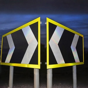 Señales de Seguridad Vial Reflectantes de Alta Visibilidad GUANGAN, Señal de Advertencia de Trabajos en Carretera de Aluminio, Placa de Señalización de Parada - Product Image 4