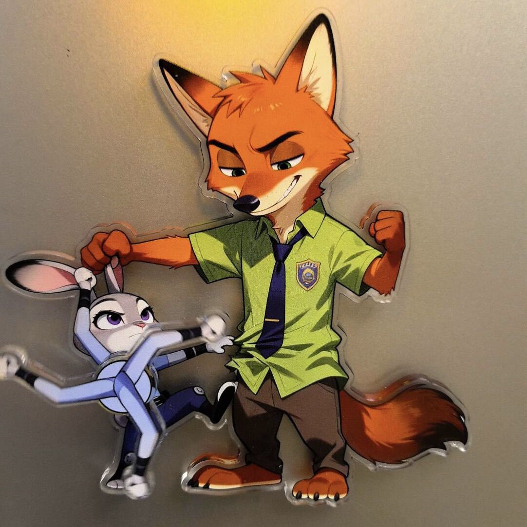 Nick et Judy se battent [version rotative]