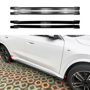 Bmw X1 Ix1 U11 M Sport 2023 Side Skirts Piano Black Carbon Fiber Texture Abs Material Glue Or Screw Installation - Product Image 1