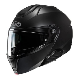 Casco de Motocicleta Abatible HJC I91 Nuevo, Negro, Talla XS, PC, Forro de Espuma de Liberación Rápida - Product Image 1