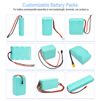 Batería Recargable de Litio de 3.7V 18500, 2200mah, Celda de Batería de Iones de Litio Cilíndrica, Paquete de Litio Personalizado para Drones, Herramientas Eléctricas y Automóviles