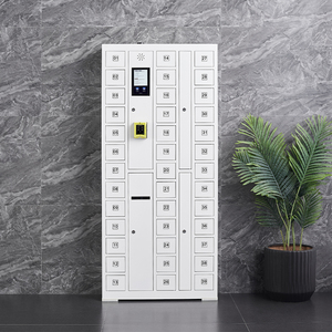 30 Bay Thẻ Tín Dụng Chức Năng Thanh Toán Lưu Trữ Kim Loại <span class=keywords><strong>Key</strong></span> Tủ Thông Minh <span class=keywords><strong>Locker</strong></span> - Product Image 2