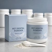 Poudre de soin buccal pour chiens et chats en gros, OEM ODM, fournisseur de poudre dentaire pour animaux de compagnie en marque privée