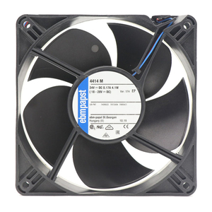 Ventilateur axial de refroidissement industriel ebm-papst 4414M 119x119x38mm 24V DC pour équipement industriel et serveurs - Product Image 1
