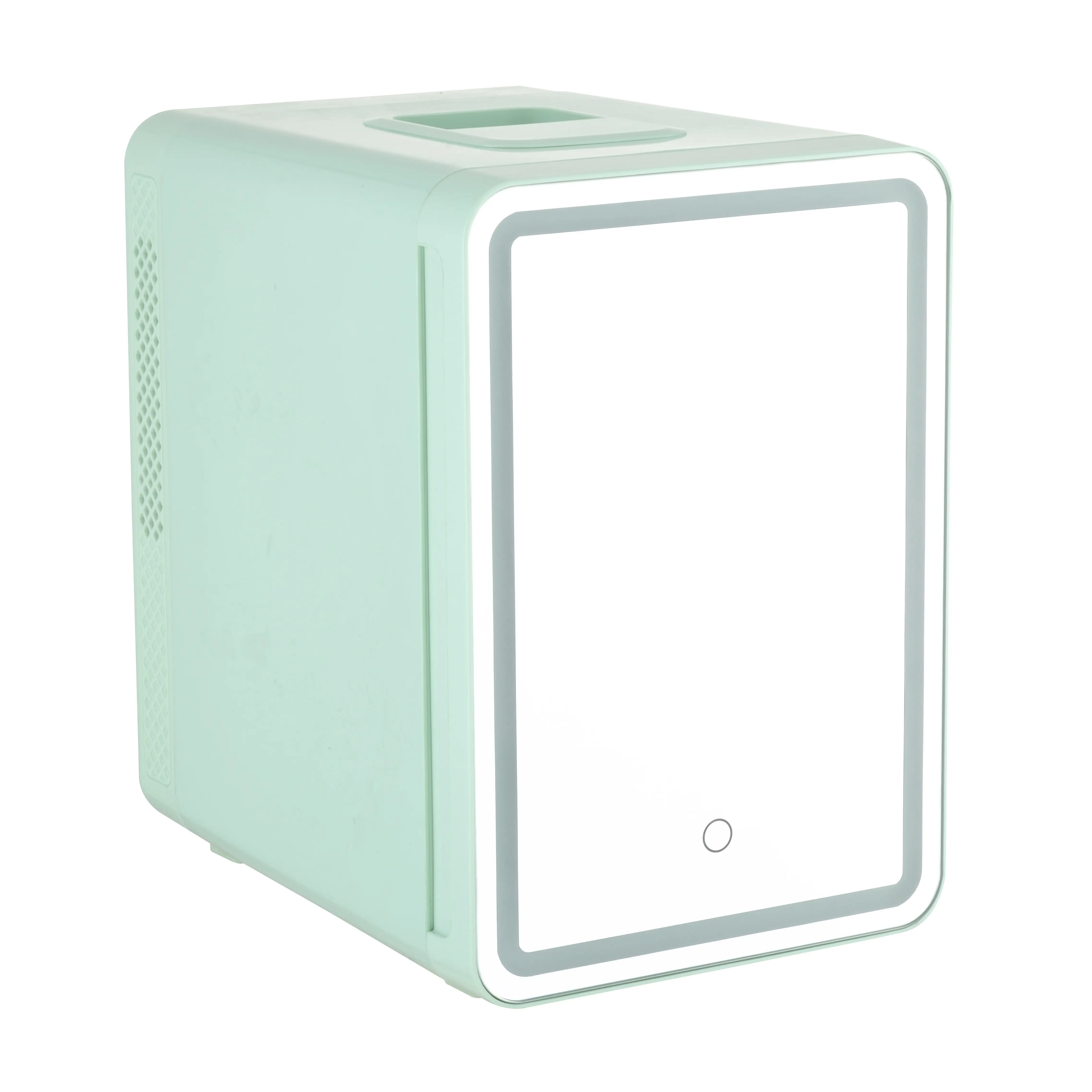 Yeni tasarım 10L makyaj güzellik kozmetik cilt bakımı buzdolabı soğutucu mini buzdolabı ile ayna LED ışık