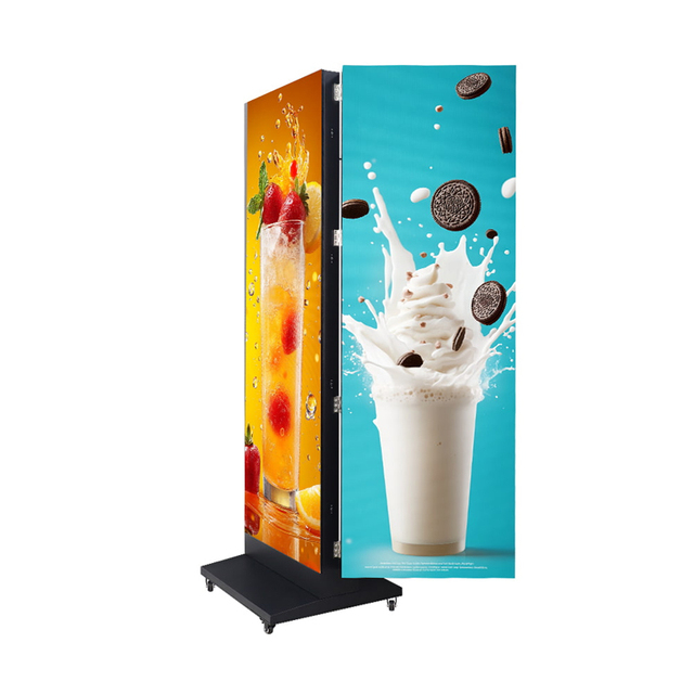 New Arrivals P2.5 Outdoor Double Side Foldable Led Poster Display Screen Advertising for Shopping Mall