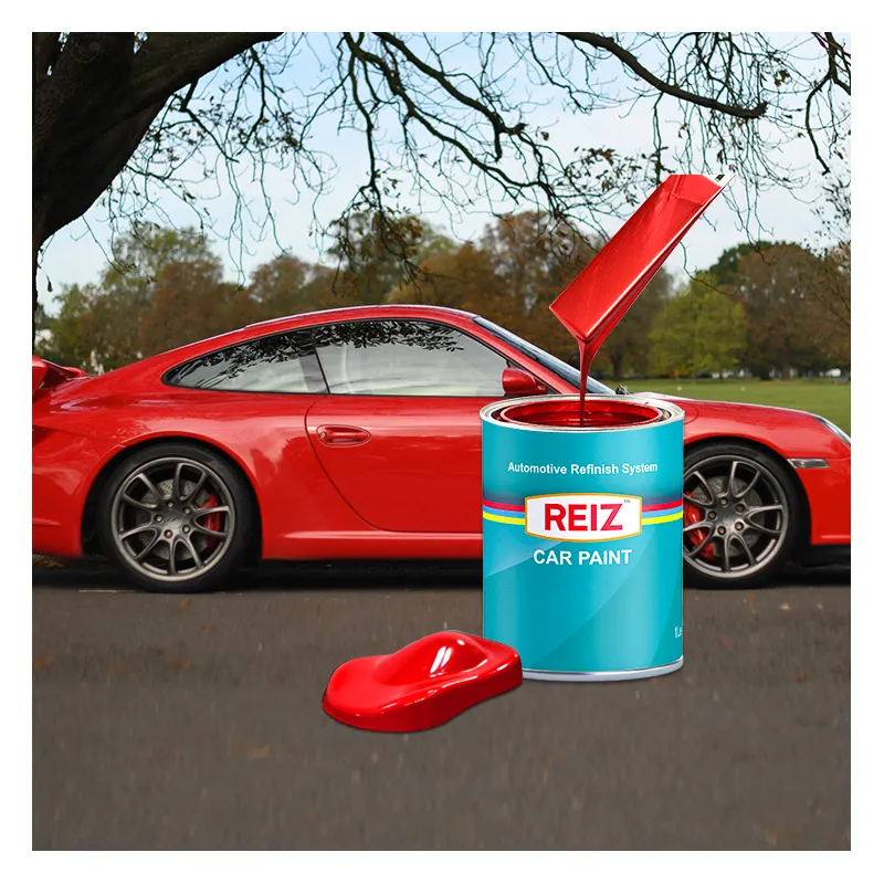 2K Car Coating Refinish Paint Car Scratch Repair Refinish Car Paint Silver Gray Metallic Spraying Paint