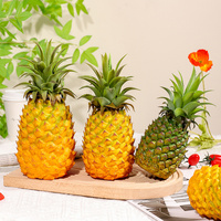 Realistisch kunstmatig ananas fruitmodel simulatie nep ananas voor thuis keuken tropische feesttafel decoratie