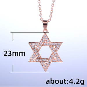 Collana con ciondolo a stella per donna, gioielli semplici e alla moda, regalo per l'uso quotidiano - Product Image 5