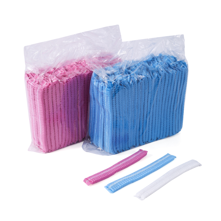 Одноразовый нетканый головной убор/зажим/Нетканые колпачки 100/упаковка