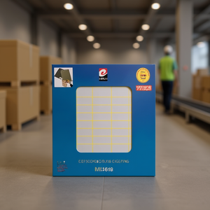 Étiquettes adhésives Mnj, feuille quadrillée 120 mm x 80 mm pour l'étiquetage des emballages, 12 pièces - Product Image 2