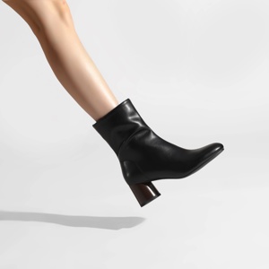 <span class=keywords><strong>Bottines</strong></span> à bout rond en <span class=keywords><strong>daim</strong></span> synthétique pour femmes, <span class=keywords><strong>bottines</strong></span> minimalistes de qualité supérieure, <span class=keywords><strong>bottines</strong></span> polyvalentes multicolores pour l'automne/hiver - Product Image 2