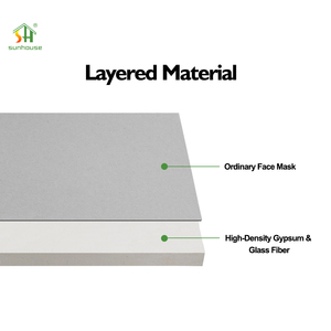 Nuova Lastra in <span class=keywords><strong>Gesso</strong></span> Ignifugo Knauf 9,5mm 2024, Cartongesso di Alta Qualità in <span class=keywords><strong>Gesso</strong></span> Naturale Puro per Soffitti e Pareti Interne Moderne - Product Image 4