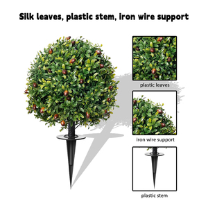 Precio <span class=keywords><strong>de</strong></span> fábrica Evergreen Pine Topiary Tree Plastic Artificial Plants Greenery para Home Garden Wedding Decoration Warehouse Bush - Product Image 6