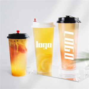 Vasos de Plástico Transparente PP Desechables Ecológicos de Alta Calidad de 16, 24 y 32 oz, 90 mm de Diámetro, para Té con Leche, Té de Burbujas, con Logotipo Personalizado - Product Image 2