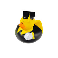Vente en gros 2025 Mini canard en caoutchouc en plastique PVC personnalisé Canard flottant en vinyle jaune pour les vacances Lapin d'Halloween Canard en caoutchouc pour Pâques