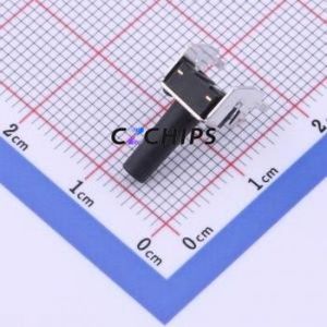 KH-6X6X13H-ZJ Tactile Switch Through hole Component (THT) Switch 7.5mm 6mm 13mm With Bracket - Product Image 2