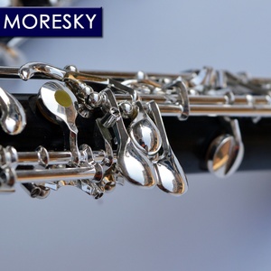 Oboe MORESKY en bois d'ébène avec clés plaquées argent, semi-automatique et entièrement automatique S8 - Product Image 3