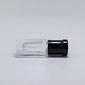 Flacon à bille en verre transparent octogonal mince pour cosmétiques, parfums et huiles essentielles – 3 ml, 6 ml, 12 ml - Product Image 3