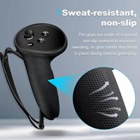 Kit de protections en silicone souple et durable de haute qualité pour casque et manettes VR Meta Quest 3