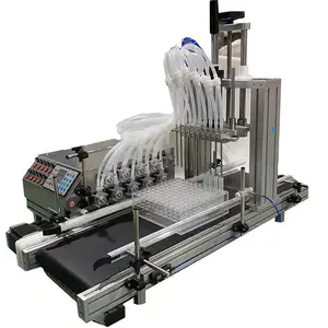 Ice CreamJuice Plastic Bottles Cup Filling Sealing Machine Vial Bottle Peristaltic Pump Liquid Filling Machine Conveyor