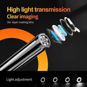 Hd808 cầm tay nội soi 8mm ống kính kép 1080P <span class=keywords><strong>HD</strong></span> 5inch IPS Màn hình 5m cáp công nghiệp di động borescope 2.0MP kiểm tra máy ảnh - Product Image 3