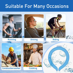 2024 leher tabung pendingin paket dingin leher cincin pendingin es disesuaikan untuk hewan peliharaan dan orang pendingin leher - Product Image 6