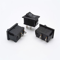 KCD1-101 6A 250V marche-arrêt 2 broches Mini interrupteur à bascule Defond fabriqué en Chine