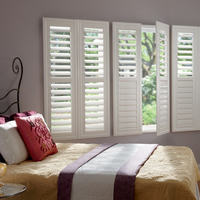 Volets en bois de paulownia sur mesure avec protection UV et design écologique, durables, taille personnalisée pour la maison et le bureau