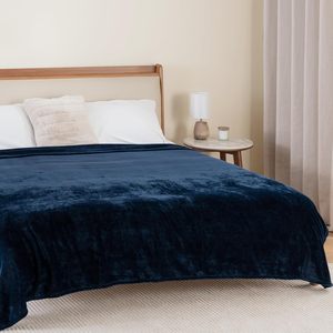 Manta de felpa peluda suave de lujo de felpa Microlight de lana de franela ligera personalizada para cama - Product Image 2