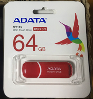 Regalo Promocional, Unidad Flash USB 3.2 Adata UV150 de 16 GB, 32 GB, 64 GB, 128 GB, Memoria USB 3.0 de Alta Velocidad