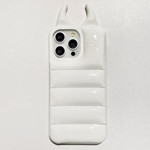 Custodia unica in pelle per telefono cellulare con corno per <span class=keywords><strong>iPhone</strong></span> 16 15 <span class=keywords><strong>Pro</strong></span> Max <span class=keywords><strong>Cover</strong></span> semplice <span class=keywords><strong>Cover</strong></span> completa <span class=keywords><strong>iPhone</strong></span> <span class=keywords><strong>14</strong></span> 13 12 Plus <span class=keywords><strong>Cover</strong></span> - Product Image 1