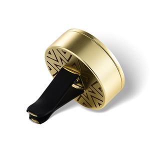 Unbreakable Luxury Soft Enamel Red Color Round Metal Car <b>Diffuser</b> - Product Image 2