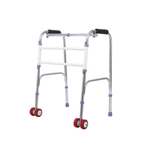 Mingyang Walking Aid Lightweight <b>Folding</b> <b>Walker</b> With Non Slip Casters For Elderly Support - Product Image 2