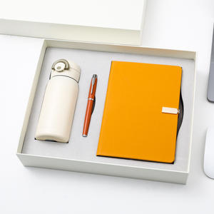 Carnet en cuir vert personnalisé, ensemble cadeau d'entreprise, bloc-notes rechargeable, articles promotionnels en gros, cadeaux d'affaires, carnet avec stylo - Product Image 4