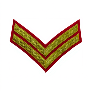 HAMZA BADGES Custom Size New Embroidered Fabric <b>Security</b> Uniform Sergeant Stripes Chevrons Safety Pin Personal Defense <b>Equipment</b> - Product Image 1