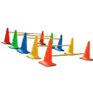 Cono de entrenamiento de fútbol de plástico, marcador de entrenamiento de baloncesto, conjunto de cono de agilidad de alta calidad