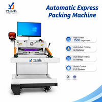 Machine d'emballage automatique à grande vitesse pour sacs de colis express e-commerce, ensacheuse automatique avec imprimante