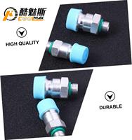 Nouveau Kit universel de buse de gaz de climatiseur de voiture R134a soupape de remplissage facile à installer couleur aléatoire Auto AC buse de remplissage de gaz
