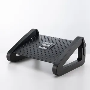 Hight Quality Adjustable Plastic Foot Rest Stool With Massager For Home And Office